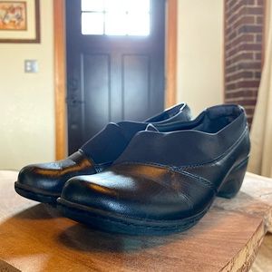 Black Clarks Clogs